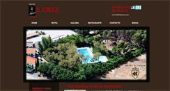 Desktop Screenshot of hotelelcruce.com